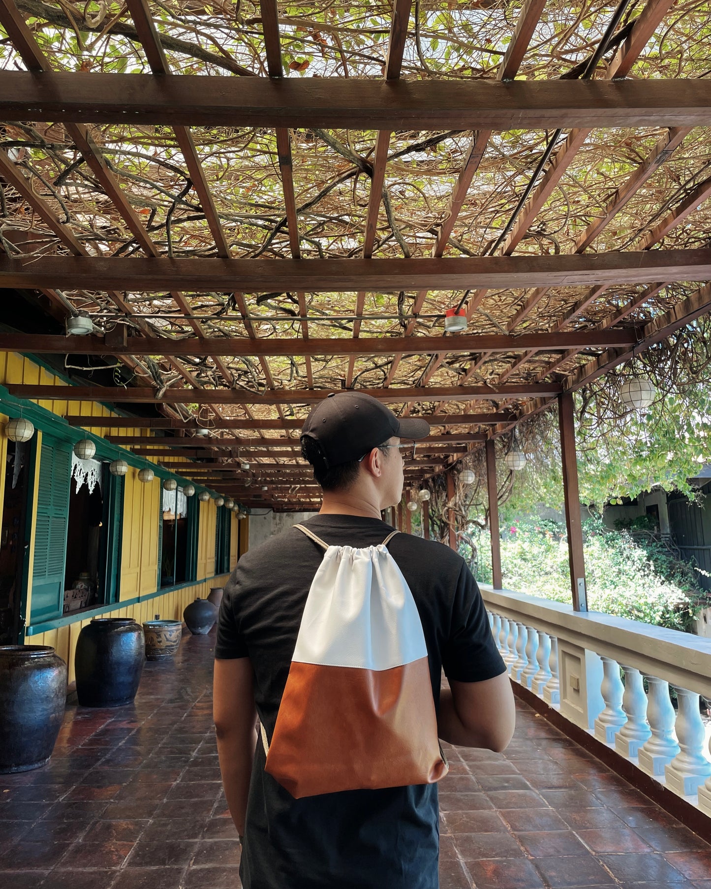 HazelCloud Drawstring Bag